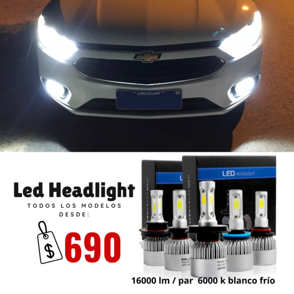 Kit luces Led Headlight S2