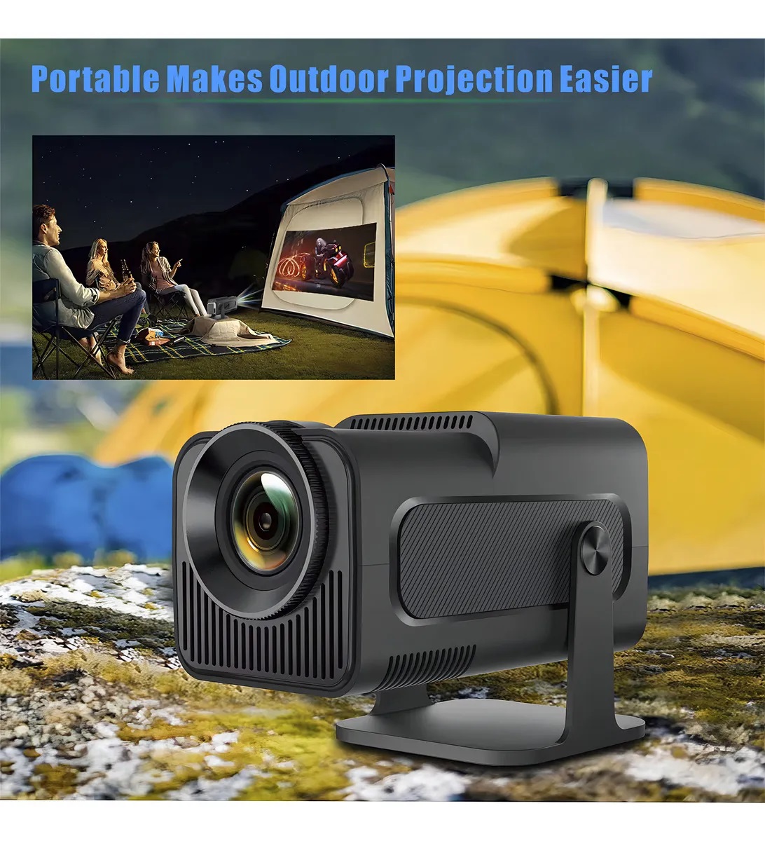 Proyector Portátil HY320 NTV – Cine en tu casa - Imagen 6